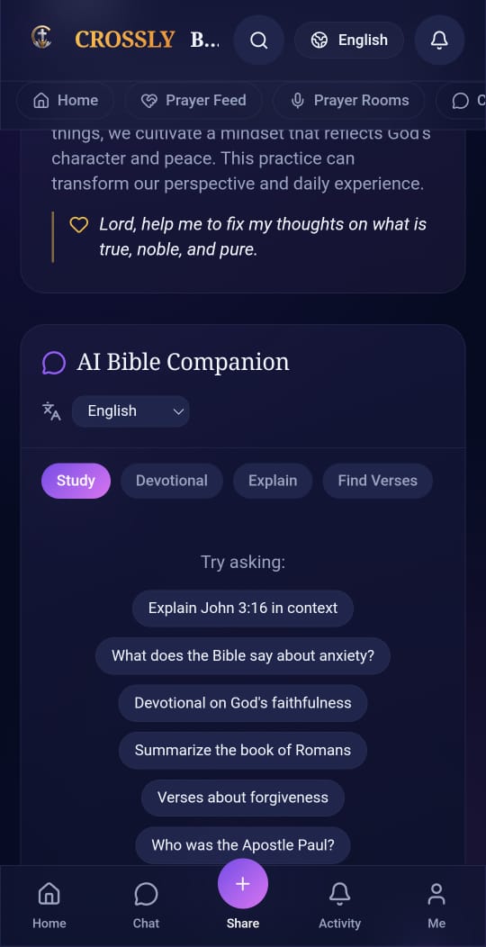 Bible Journey screen